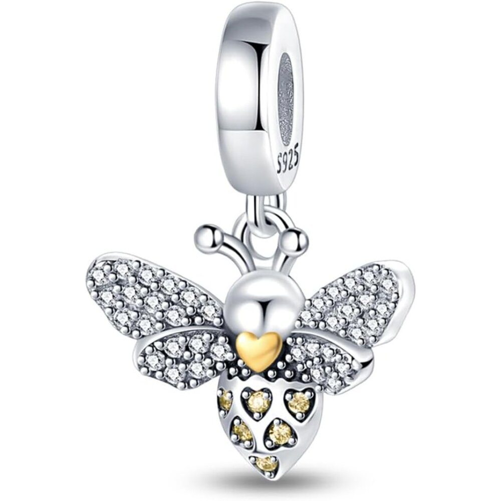 Celebrate Special Moments With 925 Sterling Silver Charms - Pink Beads & Designs